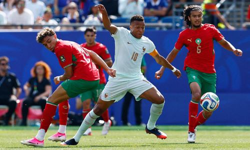 Pháp đấu với Morocco ở vòng tứ kết World Cup 2026. (Ảnh: Reuters)