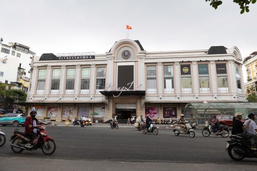 Đự án bể ngầm chống ngập chợ Hàng Da đã hoàn thành trong tháng 5, có dung tích chứa khoảng 2.500m³ nước. Ảnh: Duy Khánh