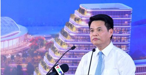 Ông Lê Ngọc Châu, Bí thư Thành ủy Hải Phòng, phát biểu tại chương trình. Ảnh HP
