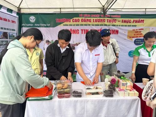 Học sinh Đà Nẵng trải nghiệm thực tế một số ngành nghề trong các chương trình tư vấn hướng nghiệp.