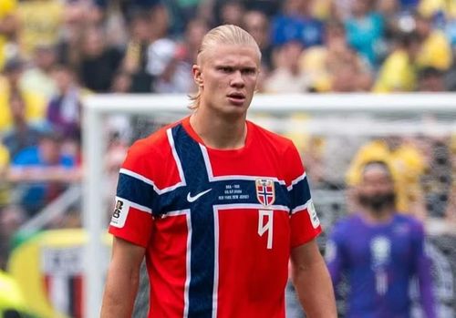 Erling Haaland đã có 7 bàn cho tuyển Na Uy tại World Cup 2026. Ảnh: AP