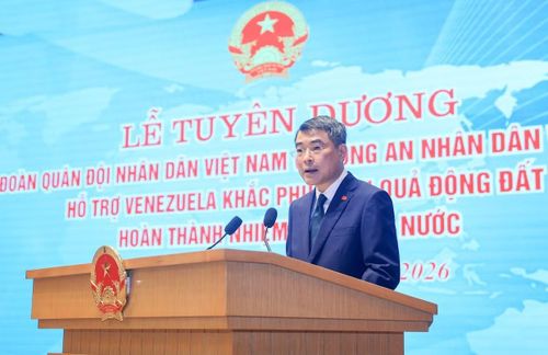Thủ tướng Lê Minh Hưng phát biểu. Ảnh: VGP