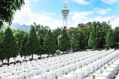 Nghĩa trang Liệt sĩ quốc gia Vị Xuyên - nơi diễn ra hoạt động tri ân cấp toàn quân năm nay của tuổi trẻ Quân đội. Ảnh: Báo Tuyên Quang