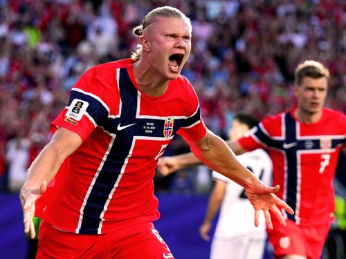 Phong độ của Haaland ở World Cup 2026 rất ấn tượng. Ảnh: NFF