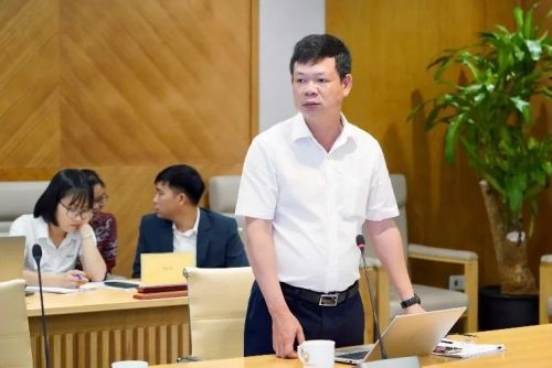 Giám đốc NATIF Bùi Quang Minh phát biểu tại hội thảo. Ảnh: MST