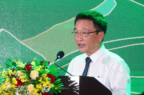 Phó Giám đốc Sở Công Thương Huỳnh Xuân Sơn phát biểu tại chương trình. Ảnh: VINH ANH