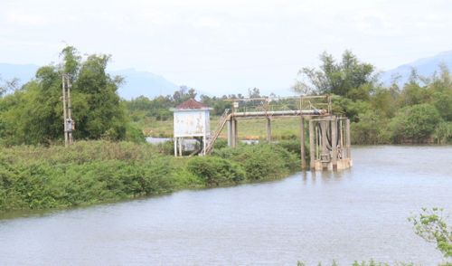 Trạm cấp nước thô cho nhà máy nước Trảng Nhật. Ảnh: HOÀNG HIỆP