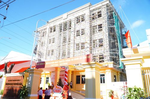 Trụ sở Thi hành án dân sự thành phố Đà Nẵng dự kiến đưa vào sử dụng vào tháng 9/2026. Ảnh: TÂM ĐAN