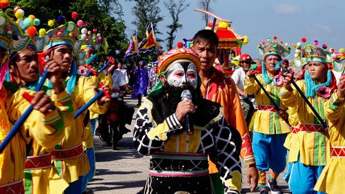 Lễ hội Cầu ngư có cấu trúc, diễn trình phong phú, hấp dẫn. Ảnh: Ngọc Lân