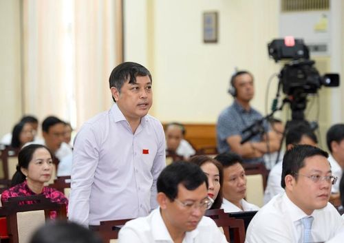 Đại biểu Trần Đức Minh nêu câu hỏi chất vấn