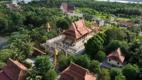 Một góc Làng Văn hóa các dân tộc Việt Nam.