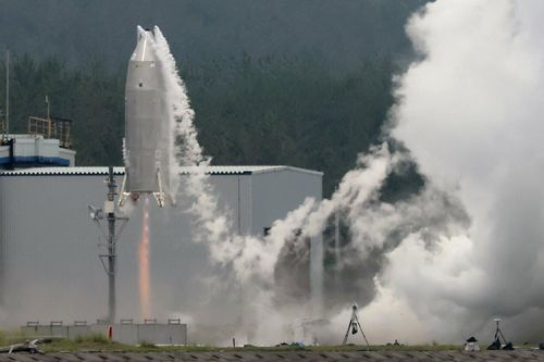 Tên lửa RV-X thử nghiệm tại Noshiro (Akita, Nhật Bản). Ảnh: JAXA