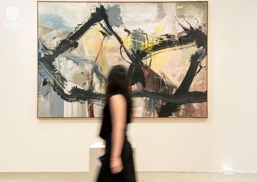 Một tác phẩm nghệ thuật được giới thiệu tại không gian trưng bày của Art Talk.