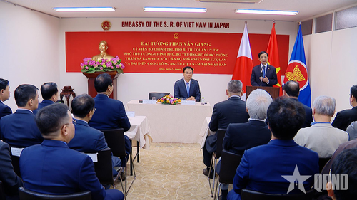 Quang cảnh buổi làm việc.