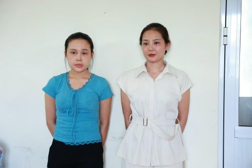 Nguyễn Thị Thảo và Vi Thị Nụ.