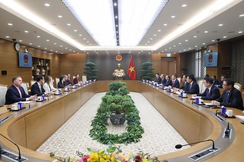 Đại sứ cam kết sẽ là đối tác tích cực trong suốt nhiệm kỳ, góp phần đưa quan hệ Việt Nam - Hoa Kỳ phát triển hơn nữa trong thời gian tới - Ảnh: VGP/Nhật Bắc