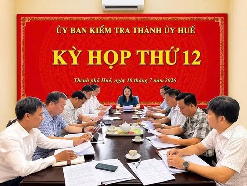 Ủy ban Kiểm tra Thành ủy Huế tiến hành các kỳ họp về Dự án Nhà khách Tỉnh ủy Thừa Thiên Huế.