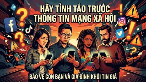 Phụ huynh cần quan tâm, hướng dẫn con em sử dụng mạng xã hội có trách nhiệm, tránh tiếp tay lan truyền thông tin sai sự thật. Ảnh: Minh họa