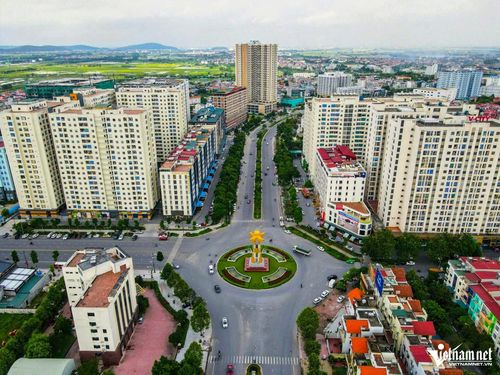 Toàn cảnh khu vực đô thị phường Võ Cường, tỉnh Bắc Ninh