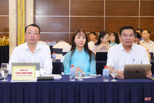 Đồng chí Phan Thiên Định - Phó Bí thư Tỉnh ủy, Chủ tịch UBND tỉnh tham dự chương trình.