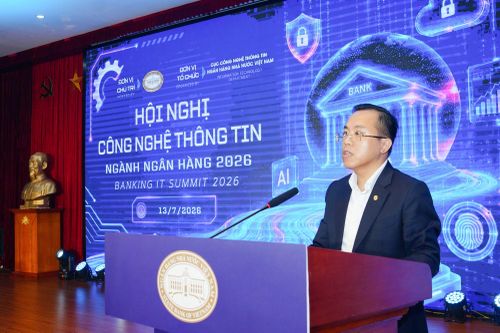 Ông Lê Hoàng Chính Quang – Cục trưởng Cục Công nghệ thông tin phát biểu tại Hội nghị