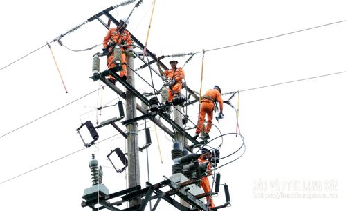 Điện lực Văn Lãng kiểm tra, khắc phục các khiếm khuyết trên lưới điện