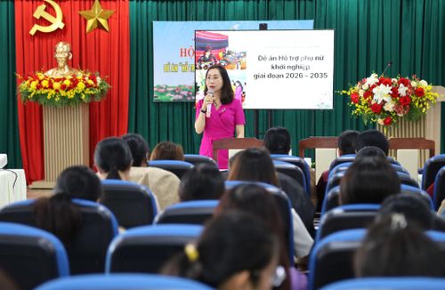 Hội Liên hiệp Phụ nữ tỉnh Lâm Đồng tập huấn triển khai Đề án "Hỗ trợ phụ nữ khởi nghiệp" giai đoạn 2026 - 2035 cho cán bộ, hội viên phụ nữ trên địa bàn
