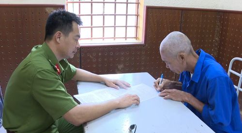 Một số đối tượng tại cơ quan điều tra.