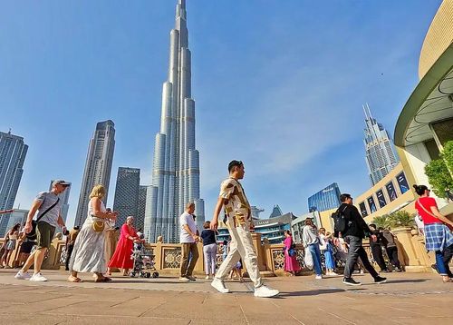Khách du lịch bắt đầu trở lại UAE dịp căng thẳng Trung Đông hạ nhiệt. Ảnh: uniqueproperties.ae