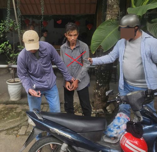 Đối tượng Phan Tấn Thọ bị bắt giữ.