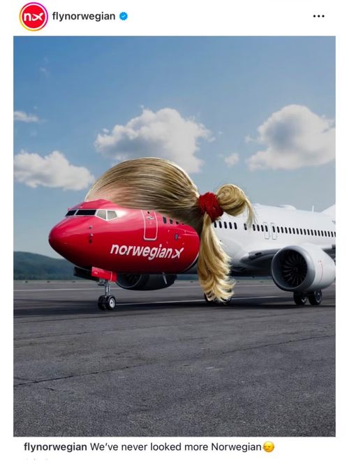 (Ảnh: @flynorwegian/Instagram)