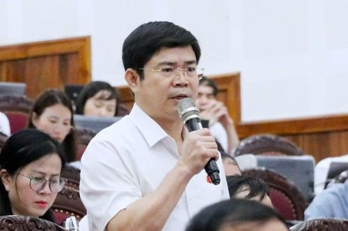 Đại biểu Trình Văn Nhã đặt câu hỏi.