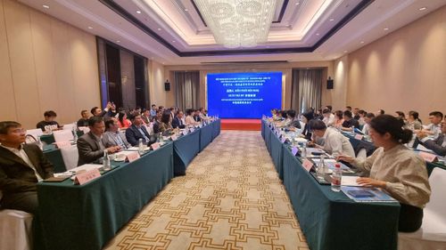 Quang cảnh Hội nghị giao lưu hợp tác kinh tế - thương mại - đầu tư giữa tỉnh Gia Lai và TP Tô Châu. Ảnh: P.Anh