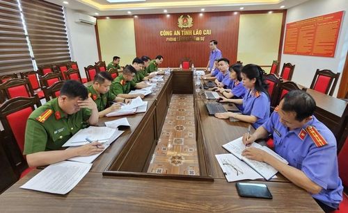 VKSND tỉnh Lào Cai kiểm sát trực tiếp nguồn tin về tội phạm tại Công an tỉnh.