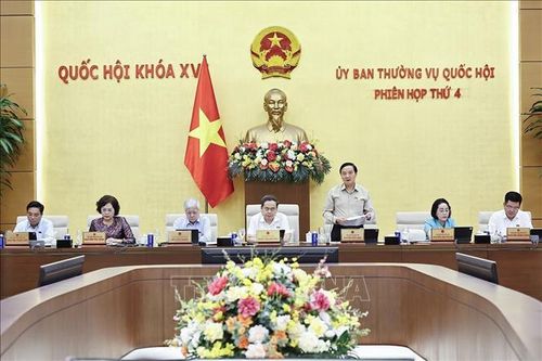 Phó Chủ tịch Quốc hội Nguyễn Khắc Định phát biểu. Ảnh: Doãn Tấn/TTXVN