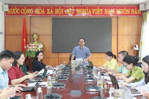 Lãnh đạo Sở Khoa học và Công nghệ kết luận tại cuộc họp