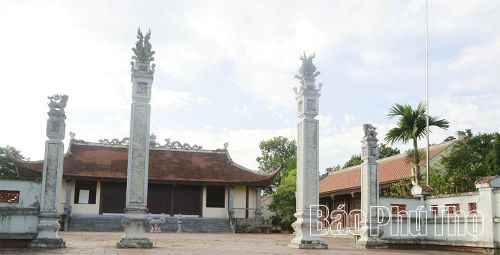 Đình Cháy được đầu tư xây dựng khang trang.
