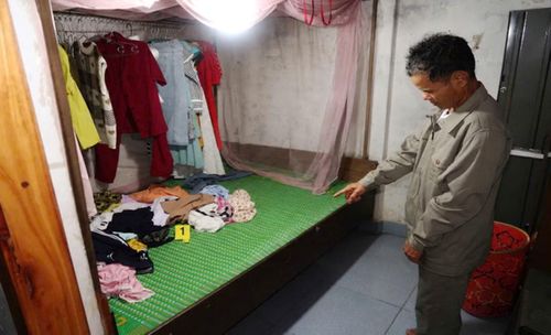 "Yêu râu xanh" Châu Văn Hiệp khai nhận hiện trường thực hiện hành vi phạm tội.
