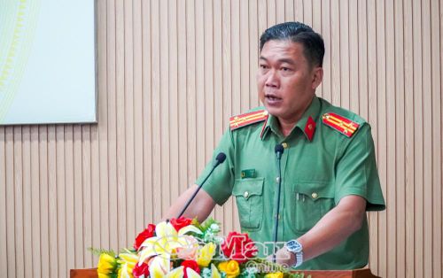  Thượng tá Nguyễn Trường Sang, Phó Trưởng phòng PA03, Công an tỉnh Cà Mau, chia sẻ kinh nghiệm bảo đảm an ninh, an toàn và phòng, chống gian lận công nghệ cao trong Kỳ thi tốt nghiệp THPT năm 2026.
