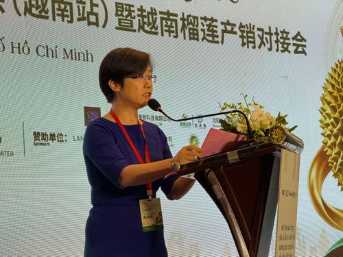 Bà Cai Jianfei, Nhà sáng lập iFresh, đánh giá người tiêu dùng Trung Quốc ngày càng quan tâm đến chất lượng, thương hiệu và hệ thống phân hạng sản phẩm sầu riêng.