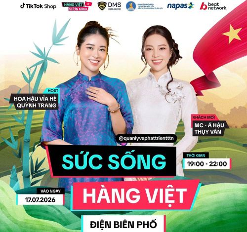 Đặc biệt, từ 19h00 đến 22h00 ngày 17.7, chương trình sẽ tổ chức phiên livestream trên kênh TikTok “Cục Quản lý và Phát triển TTTN”
