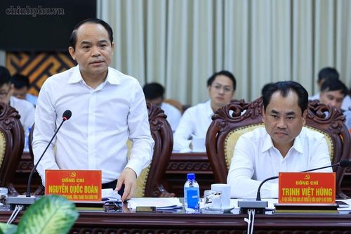 Tổng Thanh tra Chính phủ Nguyễn Quốc Đoàn phát biểu - Ảnh: VGP/Nhật Bắc