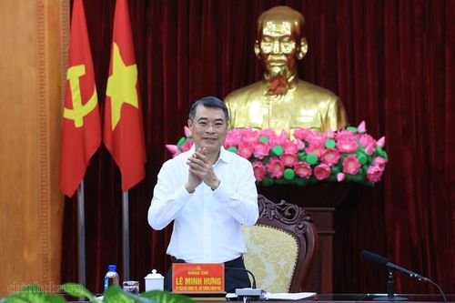 Thủ tướng Chính phủ Lê Minh Hưng làm việc với Ban Thường vụ Tỉnh ủy Lạng Sơn - Ảnh: VGP/Nhật Bắc