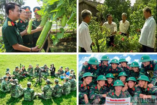 Các cựu chiến binh Tiểu đoàn 1 Long An trong đời thường hôm nay.