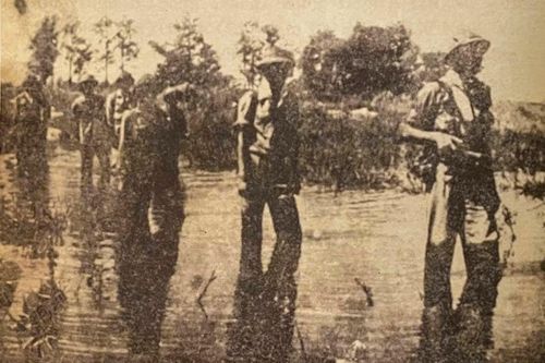 Đơn vị thuộc Tiểu đoàn 1 Long An tuần tra biên giới.( Ảnh: Bộ Chỉ huy Quân sự Tây Ninh )