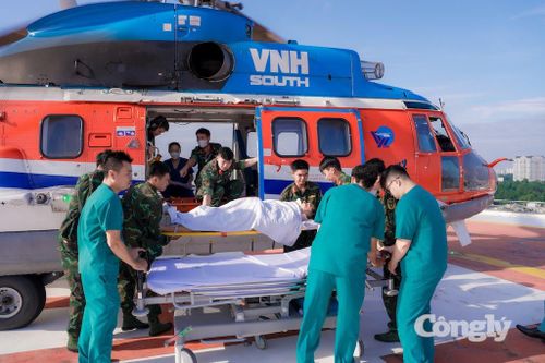 Bệnh nhân được đưa về Bệnh viện Quân y 175.