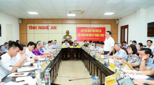 Quang cảnh phiên tiếp công dân. Ảnh: Thành Duy