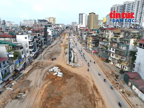 Thành phố Hà Nội đặt mục tiêu thông tuyến Vành đai 1 đoạn Hoàng Cầu - Voi Phục trước ngày 2/9 và hoàn thành toàn tuyến trong năm 2026.