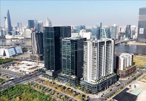 Trung tâm tài chính quốc tế tại TP Hồ Chí Minh. Ảnh: Hồng Đạt/TTXVN