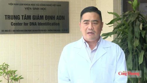 Ông Vũ Anh Tuấn - Giám định viên, Trung tâm Giám định ADN. Ảnh: Phạm Giang